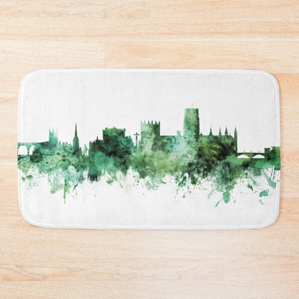 Item preview, Durham England Skyline Cityscape designed and sold by ArtPrints.