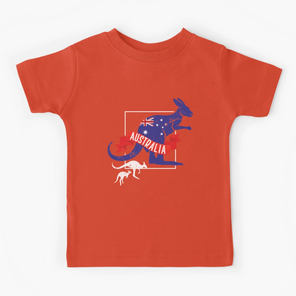Australia flag kangaroo