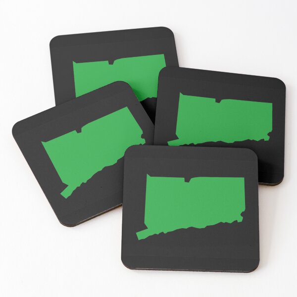 Item preview, Connecticut in Vert designed and sold by Square Root of Squid.