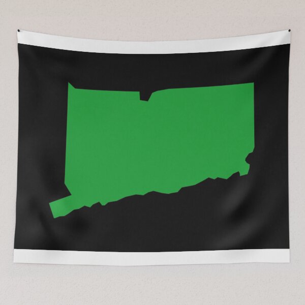 Item preview, Connecticut in Vert designed and sold by Square Root of Squid.