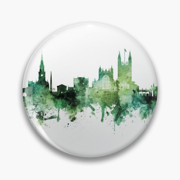 Item preview, Bath England Skyline Cityscape designed and sold by ArtPrints.
