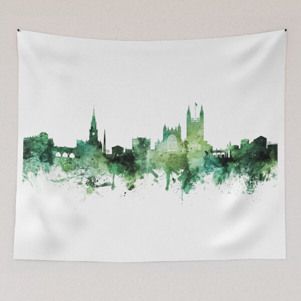 Item preview, Bath England Skyline Cityscape designed and sold by ArtPrints.