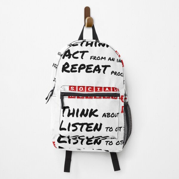 Item preview, Social justice action plan: think, listen, discuss, rethink, act, repeat designed and sold by Solus Christus.