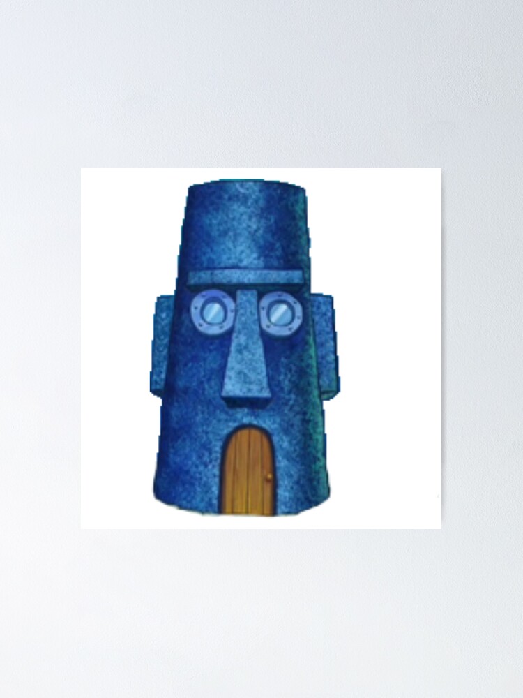 squidwards kitchen original Squidward Art,inside squidward/'s house portrait painting creepy jellyfishing gift inside house