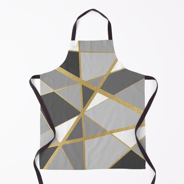 Item preview, Abstract grey design with Gold beige stripes. decorating, design designed and sold by jayne0524.