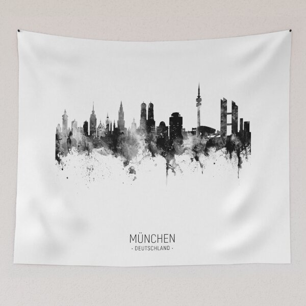 Item preview, Munich Germany Skyline designed and sold by ArtPrints.