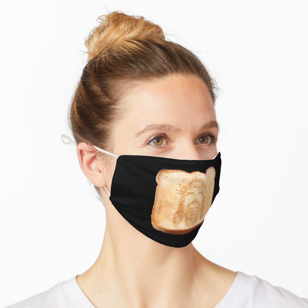 Jesus on toast Mask