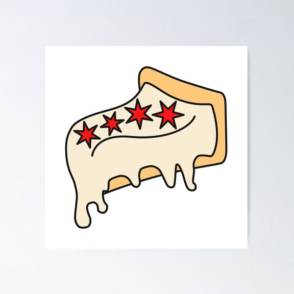 Item preview, Deep Dish Chicago Star Pizza designed and sold by chaszmathieu.