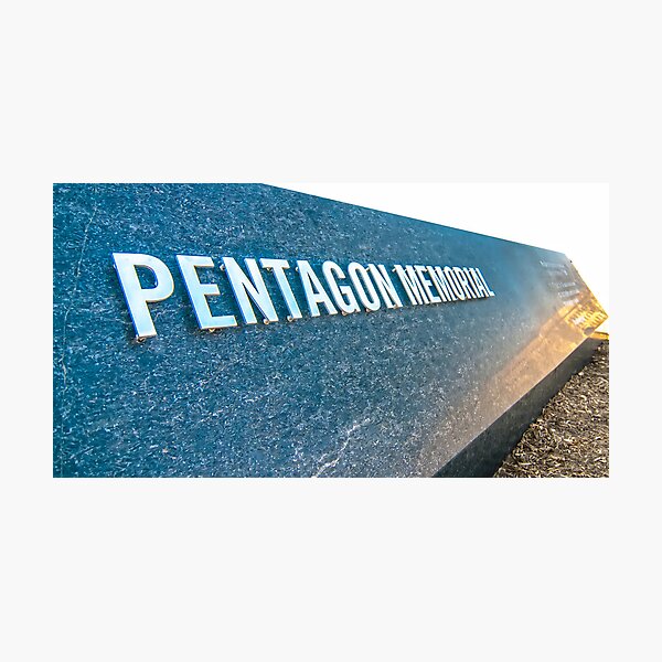 pentagon memorial Photographic Print