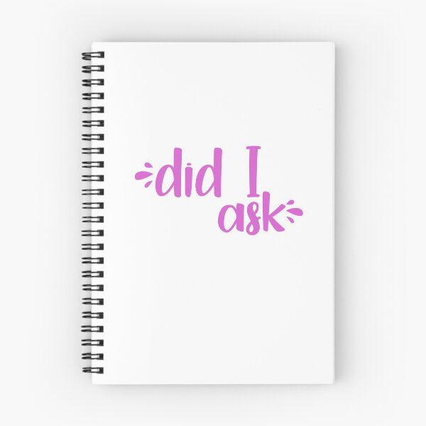 Item preview, Copy of did I ask (pink) designed and sold by tastifydesigns.