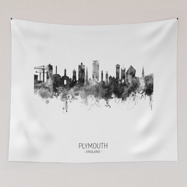 Item preview, Plymouth England Skyline designed and sold by ArtPrints.