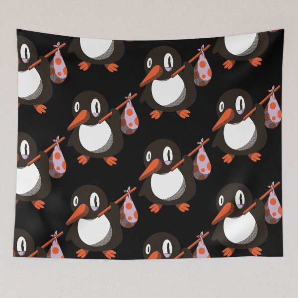 Item preview, cute penguin hiker designed and sold by pirminio.