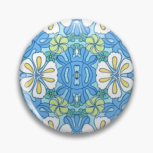 Item preview, en hermosos aquas y verdes con flores blancas designed and sold by JoChesney.