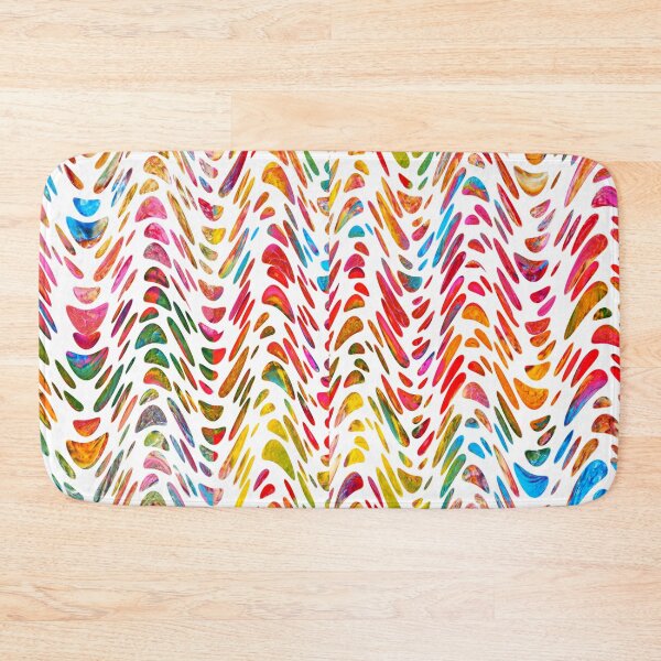 Item preview, Colorful Zigzags Waves Pattern designed and sold by SpieklyArt.