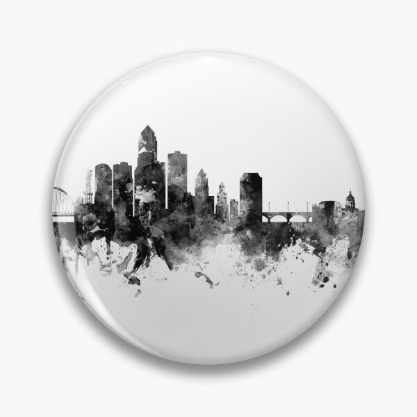 Item preview, Des Moines Iowa Skyline designed and sold by ArtPrints.