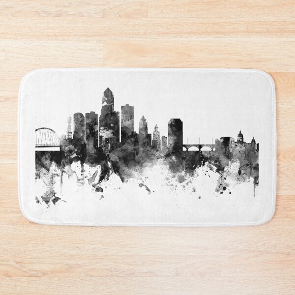 Item preview, Des Moines Iowa Skyline designed and sold by ArtPrints.