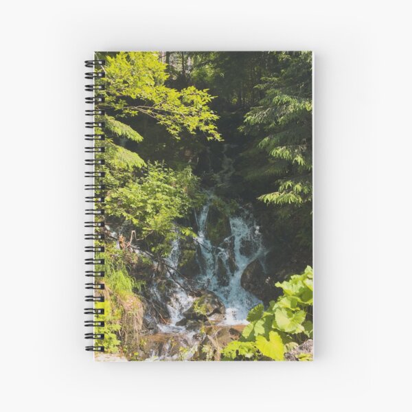 Small Waterfall Spiral Notebook