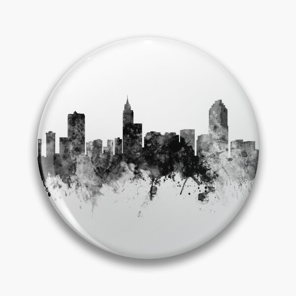 Item preview, Raleigh North Carolina Skyline designed and sold by ArtPrints.