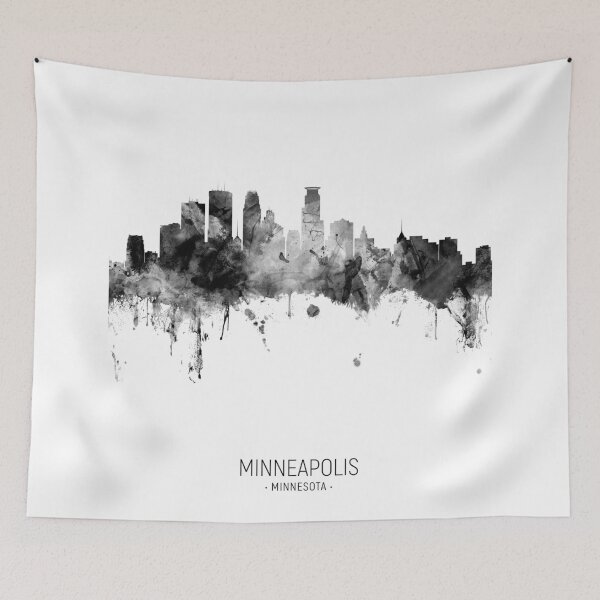 Artikelvorschau, Minneapolis Minnesota Skyline entworfen und verkauft von ArtPrints.