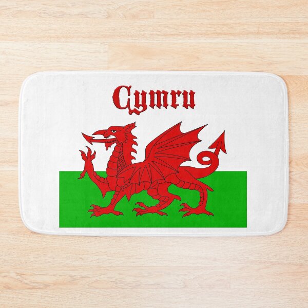 Item preview, Wales Cymru Flag Baner - High Quality Image designed and sold by Picturestation.