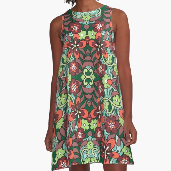 Tangerine Dream A-Line Dress