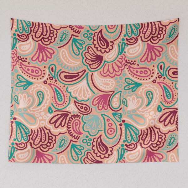 Item preview, Ethnic Indonesian paisly batik pattern designed and sold by baligaia.