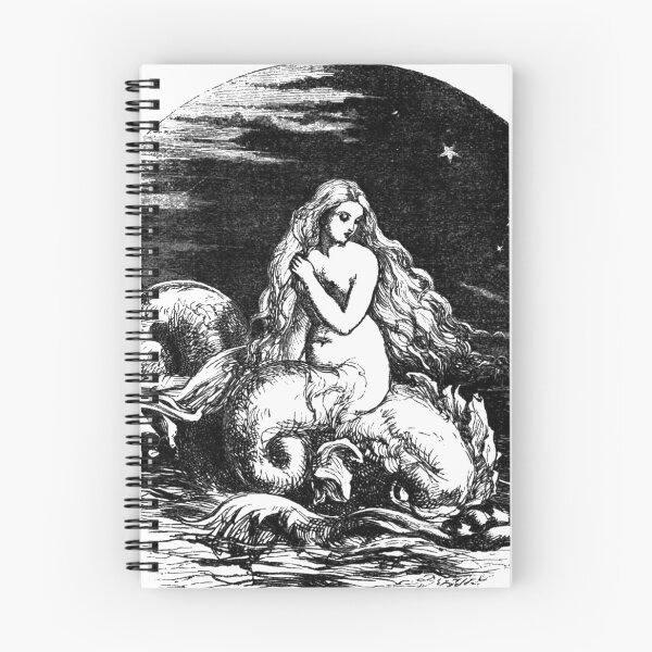 Item preview, Vintage illustration - Mermaid designed and sold by ZvekiVintage.