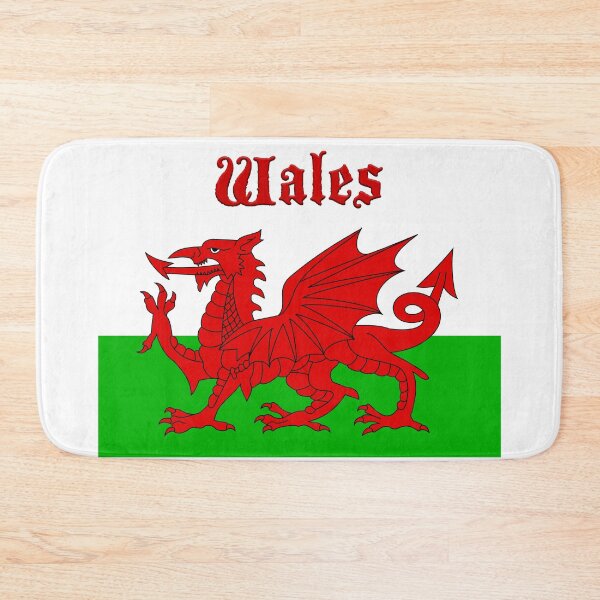 Item preview, Wales Flag - Cymru Baner - High Quality Image designed and sold by Picturestation.