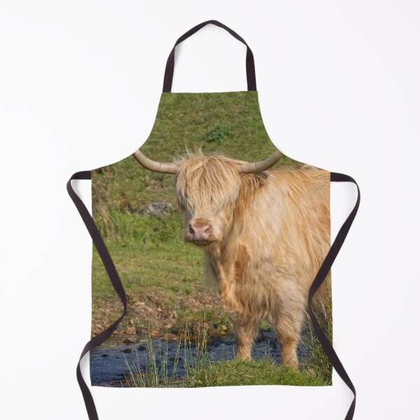 Item preview, Highland Cow At A Stream designed and sold by rawshutterbug.