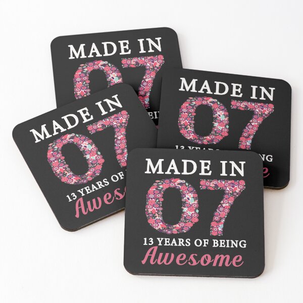 Item preview, Made In 2007 13 Years Of Being T shirt designed and sold by bestdesigns2020.
