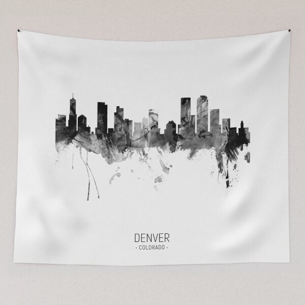 Item preview, Denver Colorado Skyline designed and sold by ArtPrints.