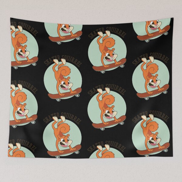Item preview, cute skater squirell kids designed and sold by pirminio.