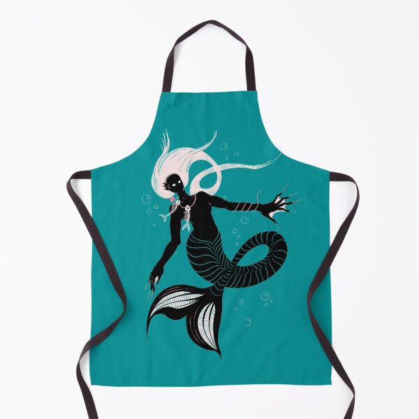 Item preview, Gothic Mermaid Witchy Horror Aesthetic Dark Art designed and sold by Boriana Giormova.