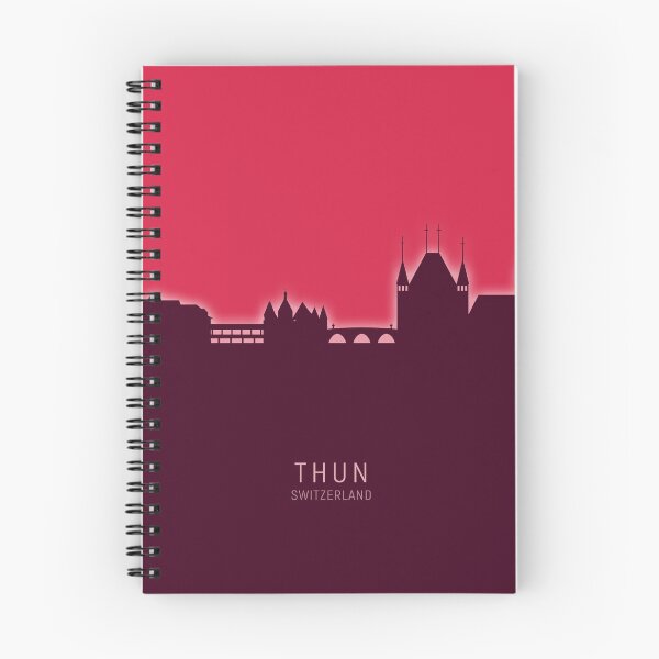 Item preview, Thun Switzerland Skyline designed and sold by ArtPrints.