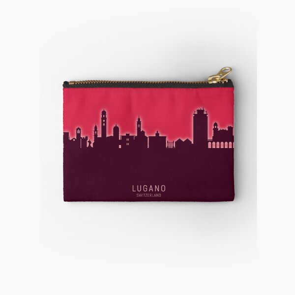 Item preview, Lugano Switzerland Skyline designed and sold by ArtPrints.