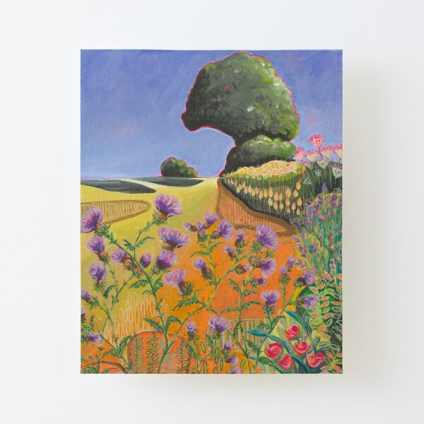 The Tree on the Hill Canvas Mounted Print