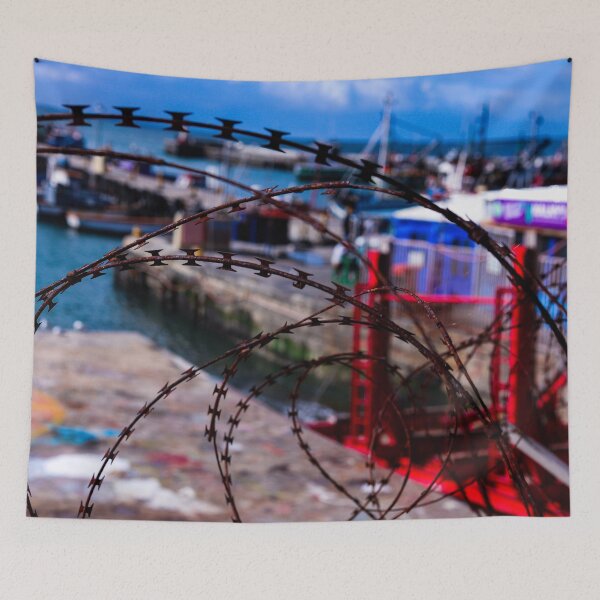 Item preview, Barbed Wire at the Harbor designed and sold by Marguerite Faure.