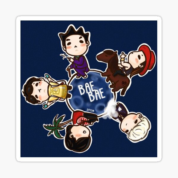 KPOP BIGBANG Stickers Seungri T.O.P Daesung G-Dragon Taeyang Sticker PVC K-pop 
