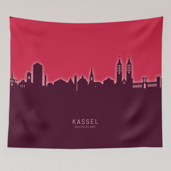 Item preview, Kassel Germany Skyline designed and sold by ArtPrints.