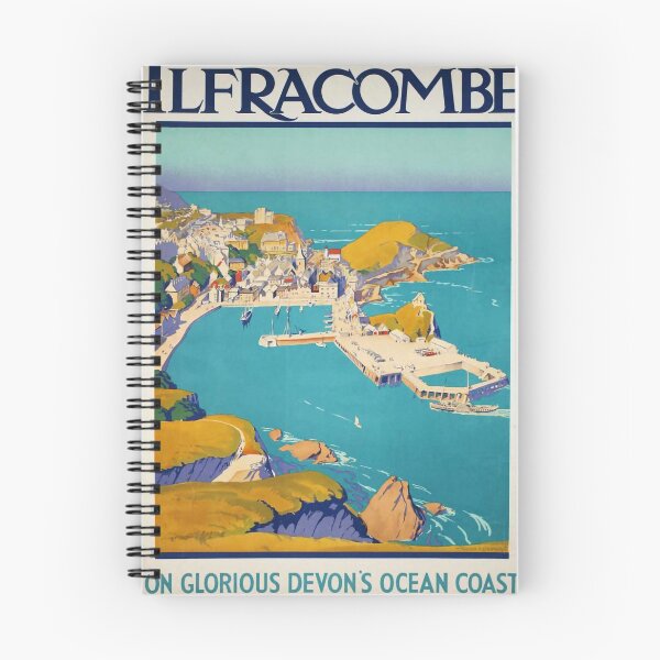 Item preview, Railway Poster Ilfracombe designed and sold by stickart-marek.