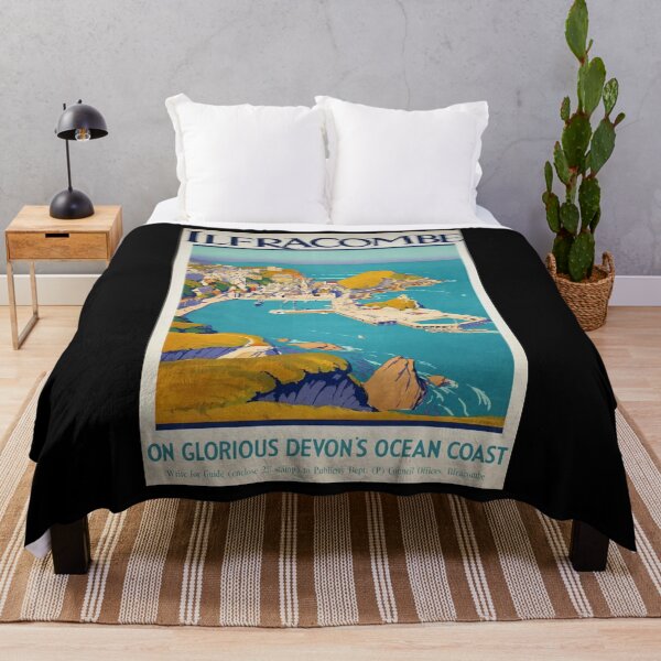 Item preview, Railway Poster Ilfracombe designed and sold by stickart-marek.