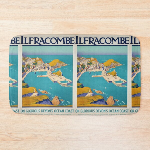 Item preview, Railway Poster Ilfracombe designed and sold by stickart-marek.