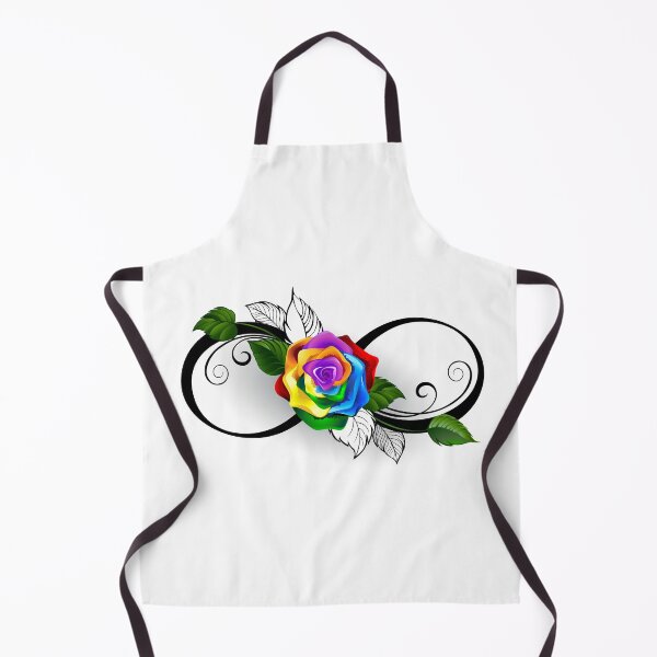 Item preview, Infinity Symbol with Rainbow Rose designed and sold by Blackmoon9.