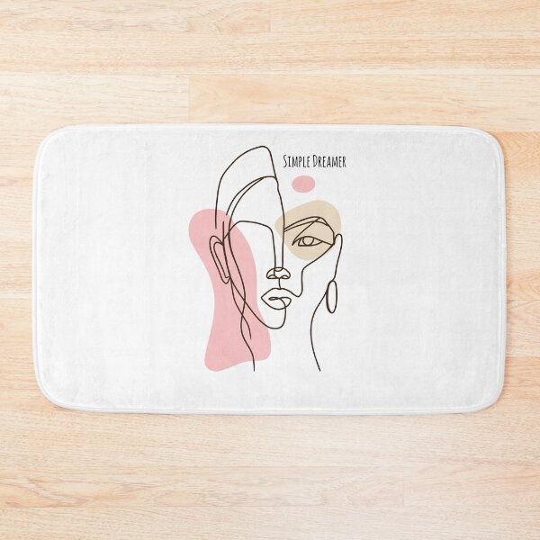 Item preview, Simple Dreamer : Abstract Face Line Art Gift Idea designed and sold by SJRoil.