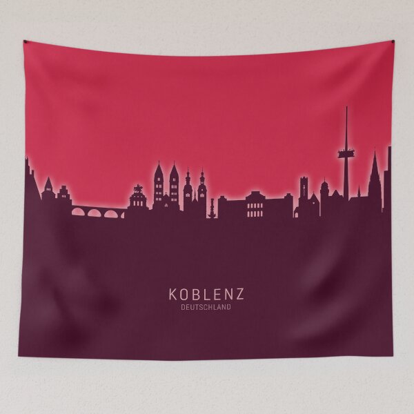Item preview, Koblenz Germany Skyline designed and sold by ArtPrints.