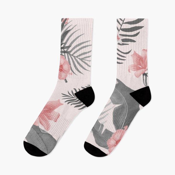 Item preview, Colourful tropical plants and flower pattern design designed and sold by baligaia.