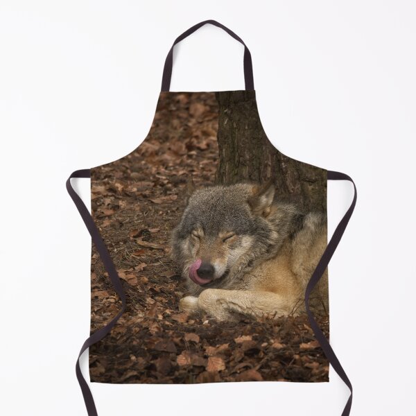 Item preview, Sleepy Grey Wolf designed and sold by rawshutterbug.