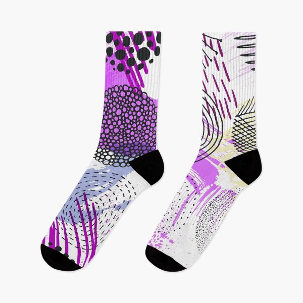 Item preview, geometrical lilac pattern designed and sold by haroulita.
