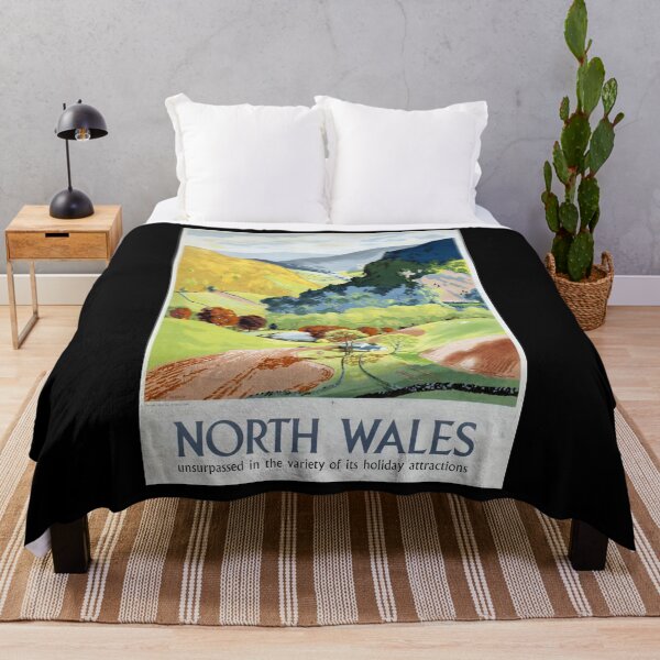 Aperçu de l'œuvre affiche de chemin de fer North Wales créée et vendue par stickart-marek.