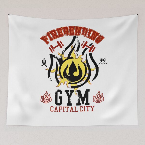 Item preview, Firebending Gym designed and sold by silentrebel.